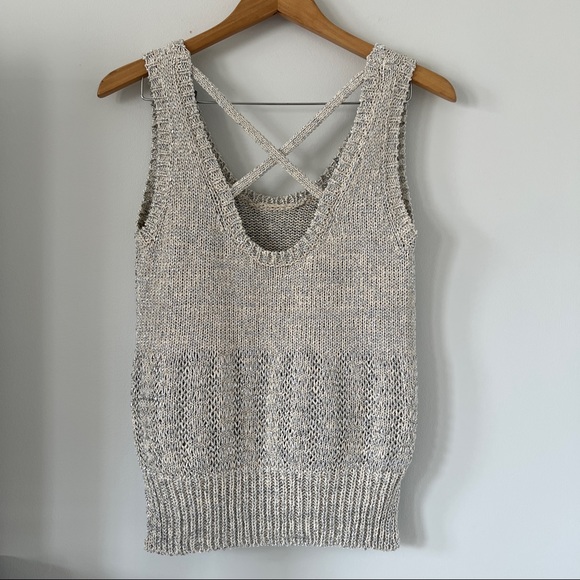 Rebecca Minkoff Metallic Detail Sweater Vest - Picture 4 of 15